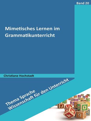 cover image of Mimetisches Lernen im Grammatikunterricht
